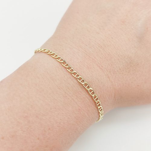 Sárga arany pálcás pancer karlánc