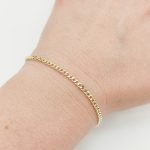 Sárga arany pancer karlánc