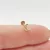 Sárga arany hold piercing