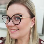 Sárga arany modern extra fülbevaló