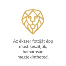 Sárga arany csavart karika fülbevaló