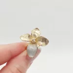 Sárga arany elegáns Aranyharmat gyűrű
