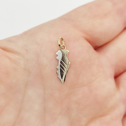 Sárga-fehér arany stoplis medál