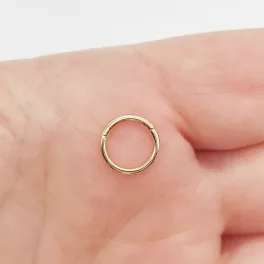 Sárga arany minimál migrén piercing - 10 mm