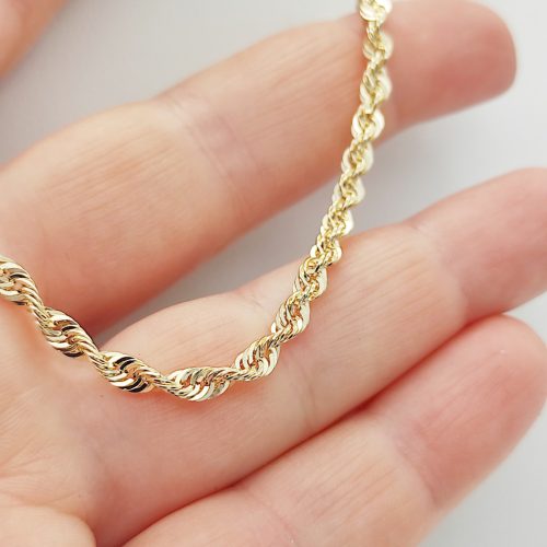 Sárga arany walles nyaklánc