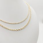 Sárga arany walles nyaklánc