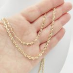 Sárga arany walles nyaklánc