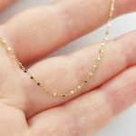 Sárga arany finom vékony nyaklánc