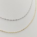 Sárga arany finom vékony nyaklánc