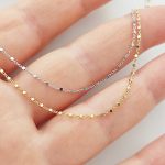 Sárga arany finom vékony nyaklánc