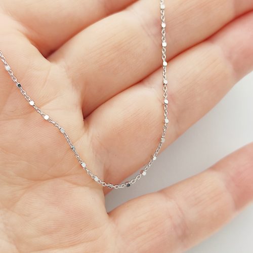 Fehér arany finom vékony nyaklánc