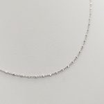 Fehér arany finom vékony nyaklánc