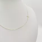 Sárga arany nyaklánc kereszt medállal