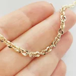 Sárga arany hamis walles nyaklánc