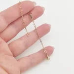 Sárga arany gravírozható gyermek karlánc