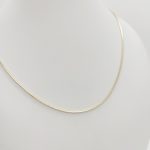 Sárga arany rugalmas kígyó nyaklánc