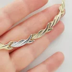 Trikolor modern arany nyakék