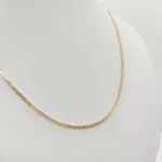 Sárga arany barbara nyaklánc - 45 cm