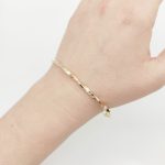 Sárga arany csavart karperec