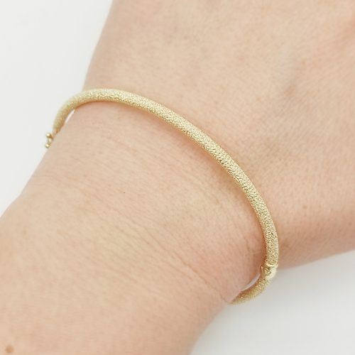 Sárga arany szikrázó karperec