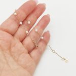 Sárga arany karlánc gyöngyökkel