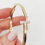 Sárga arany modern karperec