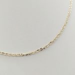 Sárga arany anker nyaklánc - 55 cm