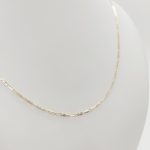 Sárga arany fényes figaro nyaklánc