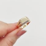 Sárga arany pecsétgyűrű