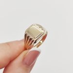 Sárga arany pecsétgyűrű