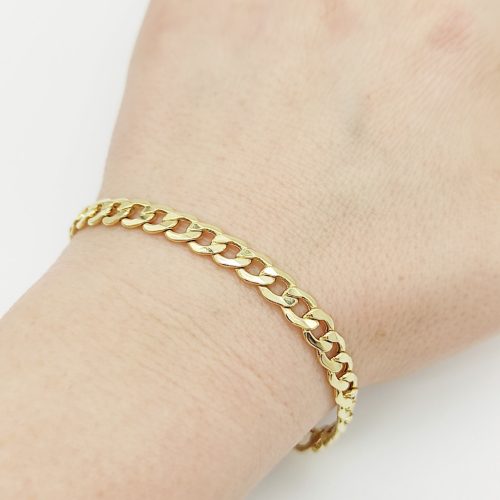 Sárga arany pancer karlánc