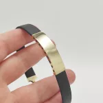 Sárga arany kaucsuk karlánc