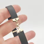 Sárga arany kaucsuk karlánc