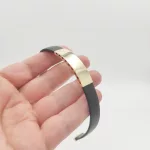 Sárga arany kaucsuk karlánc