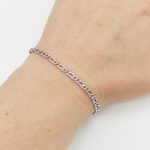 Fehér arany férfi karlánc