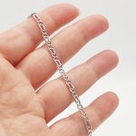 Fehér arany férfi karlánc