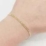 Sárga arany Gucci mintás karlánc