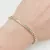 Sárga arany modern karlánc