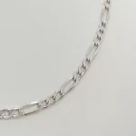 Fehér arany figaro nyaklánc