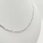 Fehér arany figaro nyaklánc