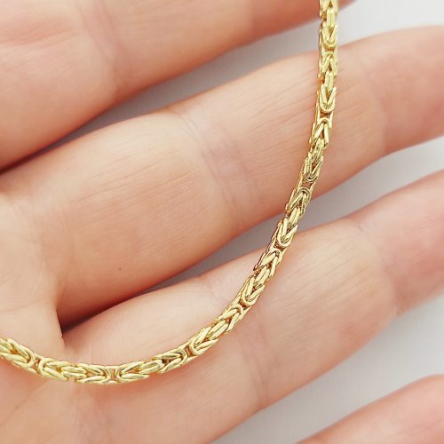 Sárga arany vékony királylánc