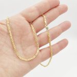 Sárga arany vékony királylánc