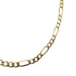 Sárga arany figaro nyaklánc