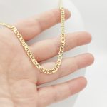 Sárga arany Gucci mintás nyaklánc