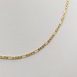 Sárga arany figaro nyaklánc