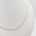 Sárga arany figaro nyaklánc