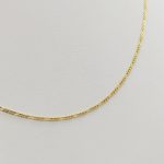 Sárga arany vékony figaro nyaklánc
