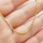 Sárga arany walles nyaklánc