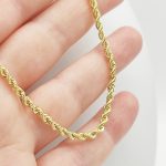 Sárga arany walles nyaklánc