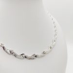 Fehér arany metszett nyakék